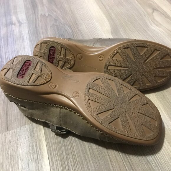 Rieker Antistress Ladies Tan/Beige Shoes Size 40 - Picture 6 of 6